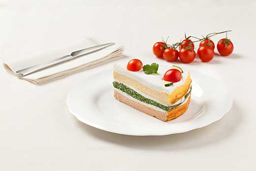 antipasti: torta salata ortolana di Gusto & C. Srl prodotti gastronomici all'ingrosso