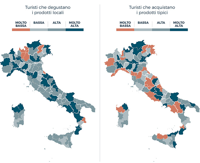 Grafico turismo enogastronomico fonte: sole24 ore